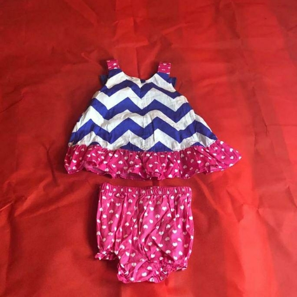 Kids Summer Dress with bottom - Picture 3 of 3